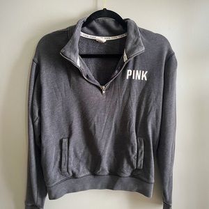 Pink Victoria’s Secret Quarter Zip